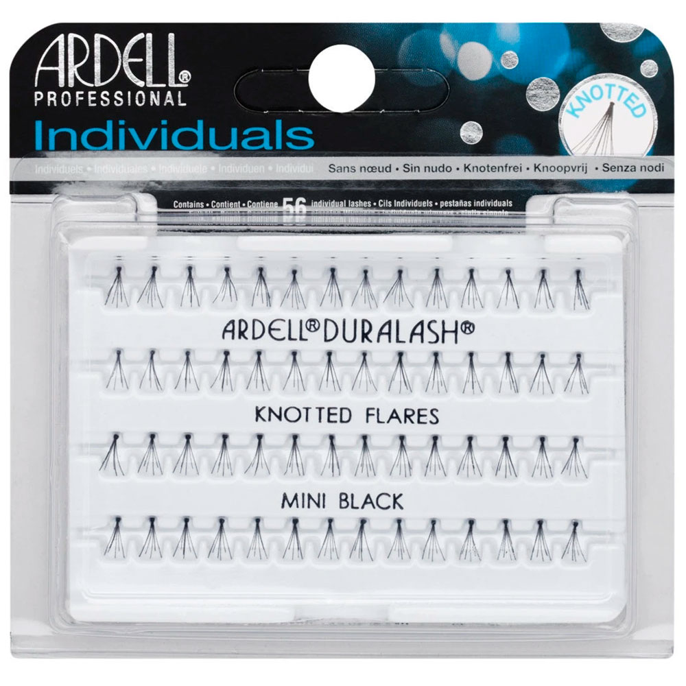 Ресницы пучковые &quot;DURALASH&quot; с узелками, черные (мини).