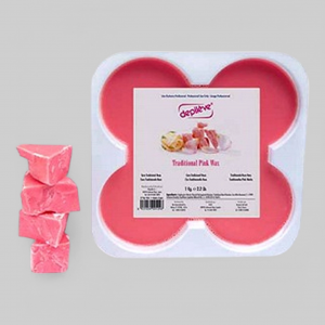 Воск Depileve - Бесполосочный, с маслом розового дерева, для чувствительной и воспаленной кожи, в таблетках 500 гр. (температура плавления 46С) (арт. VCDETFR01u) УЦЕНКА               