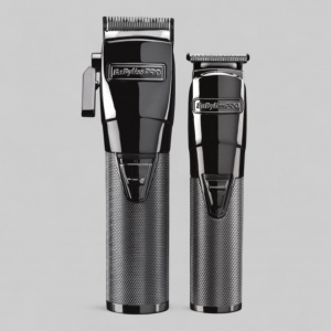 Набор машинка для стрижки + машинка для окантовки BabylissPro GUNSTEEL FX 4ARTISTS аккумулятор+сеть 6300 об/мин FX8705E