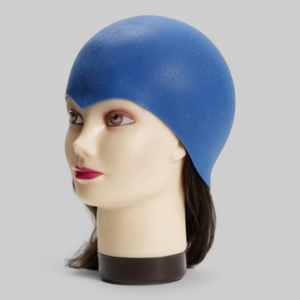 Шапочка для мелирования силиконовая, синяя.