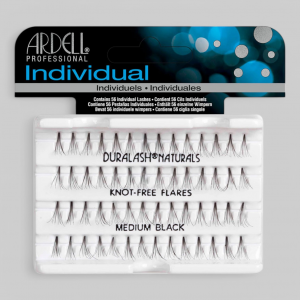 Ресницы пучковые &quot;DURALASH NATURALS&quot; без узелков, черные (средние).