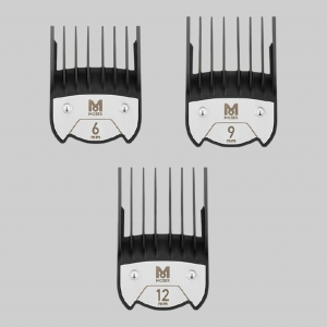 Набор из трех насадок премиум класса, 6мм, 9мм и 12мм к машинкам &quot;1854&quot;, &quot;1870&quot;, &quot;1871&quot;, &quot;1872&quot;, &quot;1874&quot;, &quot;1876&quot;, &quot;1877&quot;, &quot;188&quot;4, &quot;1885&quot;, &quot;1886&quot;, &quot;1887&quot;, &quot;1888&quot;, &quot;4212&quot;
