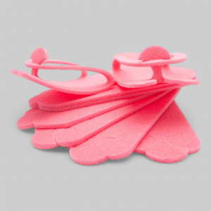 Тапочки пенополиэтилен. 5мм 20 пар красные							