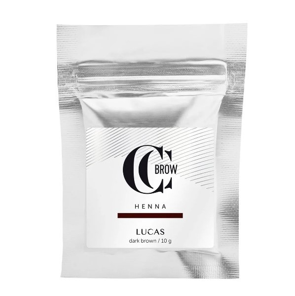 Хна для бровей &quot;CC Brow&quot; в саше цвет темно-коричневый, 10гр.
