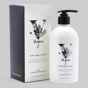 Лосьон для тела EMPIRE AUSTRALIA с маслами герани и мускатного шалфея, коллекция &quot;VEGAN&quot;, 500 мл