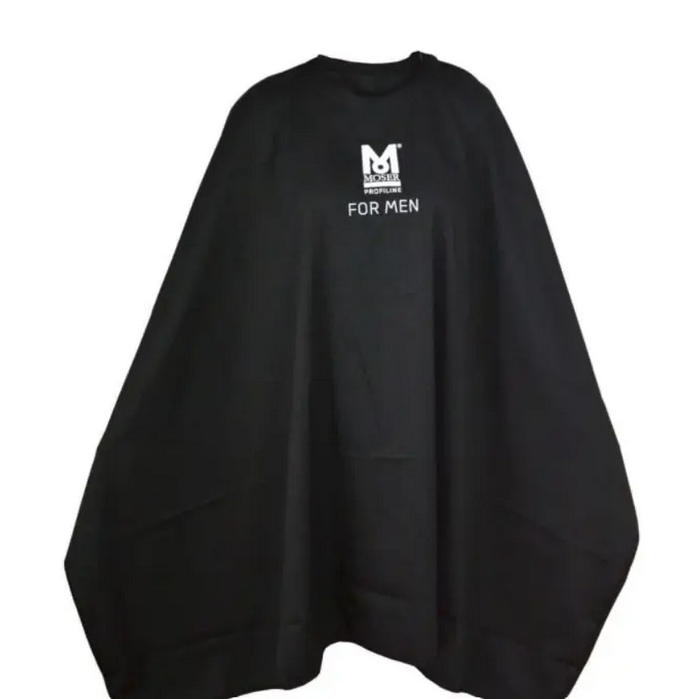 Moser Pinstripe cape black - Парикмахерская накидка Moser For Men