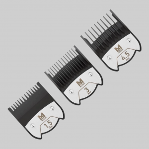 Набор из трех насадок премиум класса, 1мм, 3мм и 4,5мм к машинкам &quot;1854&quot;, &quot;1870&quot;, &quot;1871&quot;, &quot;1872&quot;, &quot;1874&quot;, &quot;1876&quot;, &quot;1877&quot;, &quot;188&quot;4, &quot;1885&quot;, &quot;1886&quot;, &quot;1887&quot;, &quot;1888&quot;, &quot;4212&quot;