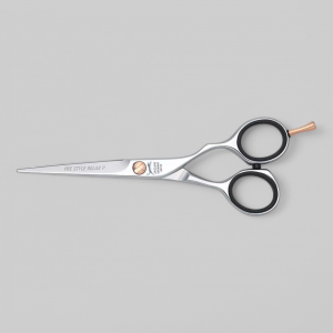 Ножницы рабочие &quot;Pre Style Relax P&quot;- эргономичной формы со смещёнными ручками, одно лезвие с микронасечкой, размер 5,5. (полированные)