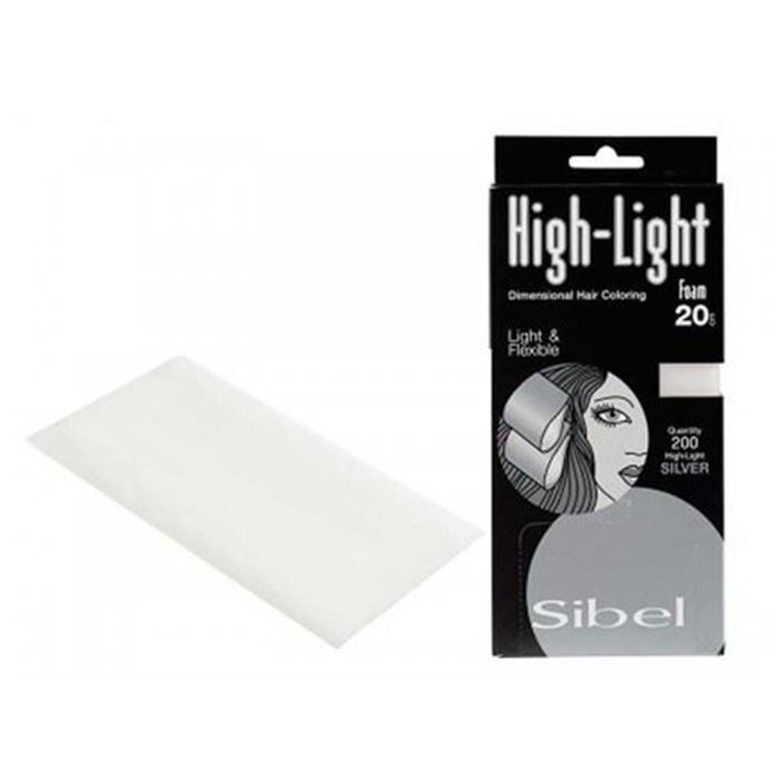 Бумага для окраски волос HI LITE серебрянная, 9х16,5 см, 200 шт.