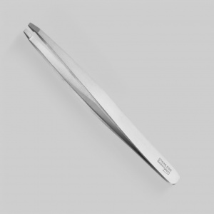 Пинцет для удаления волос из нержавеющей стали Solingen, косой, длина 9,5см
