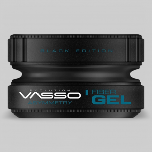Гель для укладки волос  &quot;VASSO BLACK EDITION FIBER GEL (ASYMMETRY)&quot;, 150мл.
