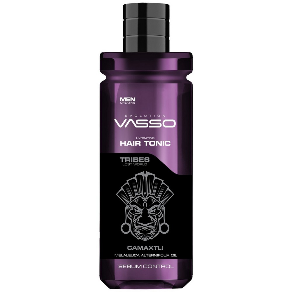 Тоник для жирных волос с маслом чайного дерева &quot;VASSO SEBUM CONTROL HAIR TONIC CAMAXTLI&quot;, 260мл.