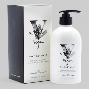 Гель для душа EMPIRE AUSTRALIA с маслами герани и мускатного шалфея, коллекция &quot;VEGAN&quot;, 500 мл