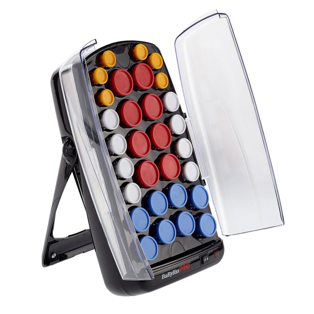 Электробигуди профессиональные BabylissPro &quot;CERAMIC&quot; - 500W, 2 режима нагрева, с керамическим покрытием, 30шт, четыре размера, с зажимами.