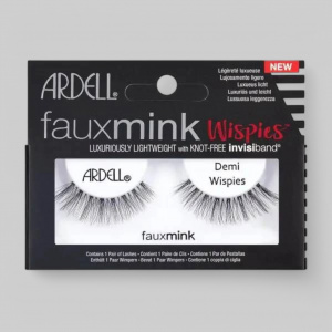 Ресницы подиумные &quot;FAUX MINK&quot;, из искуственной норки, роскошные, ультра-легкие и мягкие, модель WISPIES, чёрные.