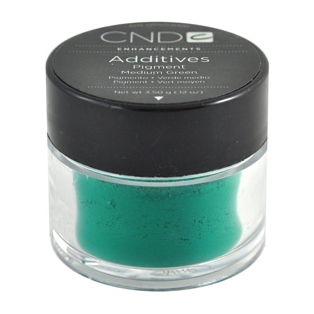 &quot;ADDITIVES PIGMENT MEDIUM GREEN&quot; - Порошковый пигмент для нейл-арта &quot;Средне-зелёный&quot;, 3,5гр.
