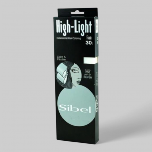 Бумага для окраски волос HI LITE серебрянная, 8,5х30 см, 200 шт.