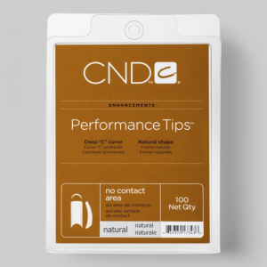 &quot;PERFORMANCE TIPS&quot; - Типсы без контактной зоны, не требующие длительного подпиливания, натурального цвета, ассорти, 100шт.