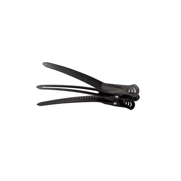 ДВОЙНОЙ ЗАЖИМ ДЛЯ ВОЛОС DOUBLE CLIP PETITE BLACK - 4 ШТ. В УПАКОВКЕ, ЧЕРНЫЙ