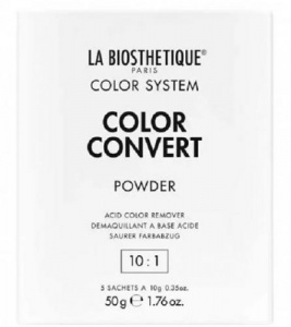 La Biosthetique Lift+Blonde  Color Convert Powder - корректирующая смывка, 5 саше по 10 гр.