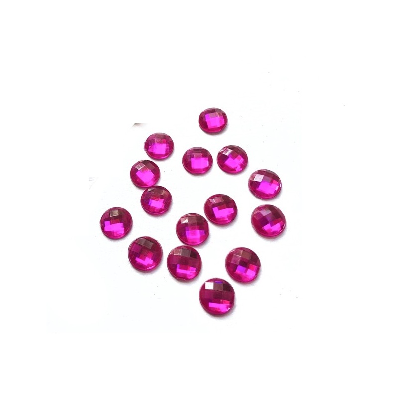 Стразы круглые, цвет &quot;фуксия&quot;, 1440 шт., диам.1,75 мм