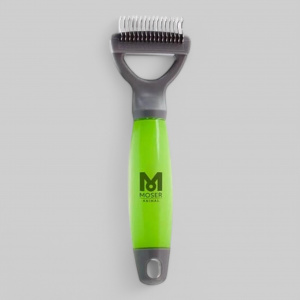 Гребень для вычесывания &quot;3в1&quot;, гелевая эргономичная ручка, для длинношерстных пород собак и кошек с подшерстком