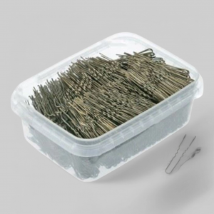 Шпильки гофрированные 45 мм, бронзовые, упаковка 500 гр.222