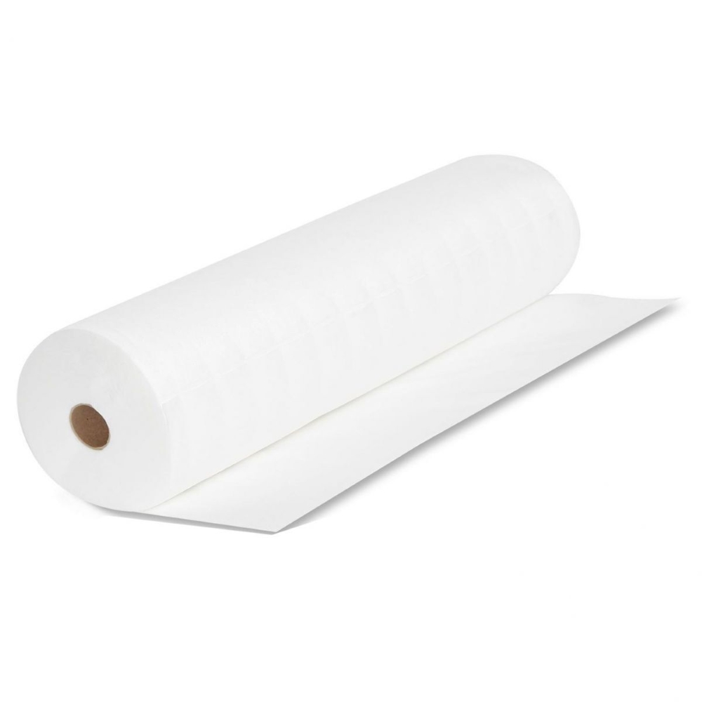 Простыни СМС 15 70*200 100шт в рулоне белые								