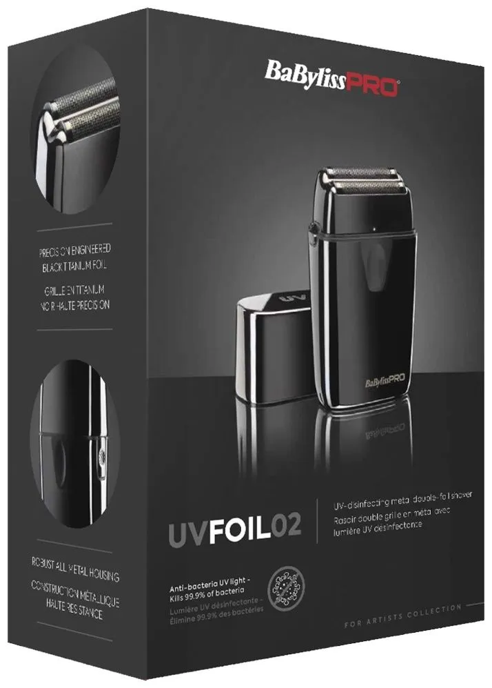 Шейвер Babyliss Pro UV DOUBLE  FOIL аккумулятор 10000 об/мин FXLFS2E