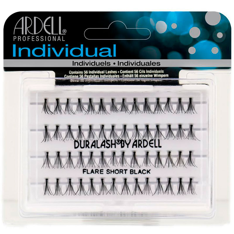 Ресницы пучковые &quot;DURALASH&quot; с узелками, черные (короткие).