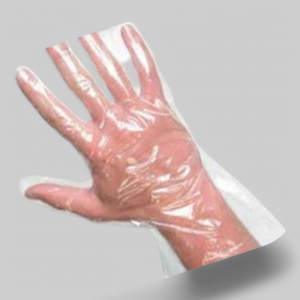 Перчатки одноразовые для покраски, целлофановые, 100шт.