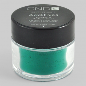 &quot;ADDITIVES PIGMENT MEDIUM GREEN&quot; - Порошковый пигмент для нейл-арта &quot;Средне-зелёный&quot;, 3,5гр.