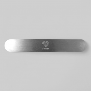 Металлическая пилка-основа &quot;Овал&quot; Lovely, S 130х20 mm