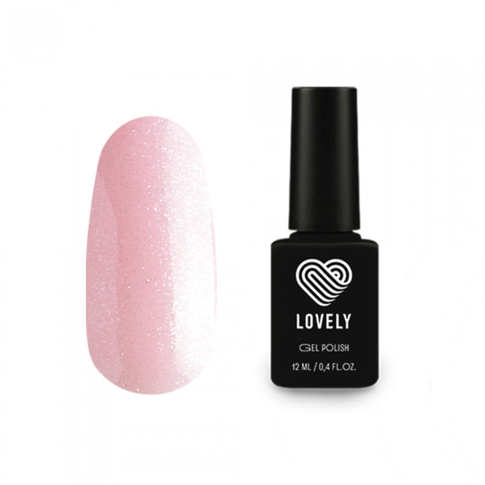 База камуфлирующая c шиммером Lovely, оттенок нежно-розовый BS03, 12 ml