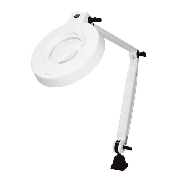 Лампа-лупа с настольным штативом &quot;LUXO GOLD&quot;, 4 диоптрии, с солнцезащитной крышкой.