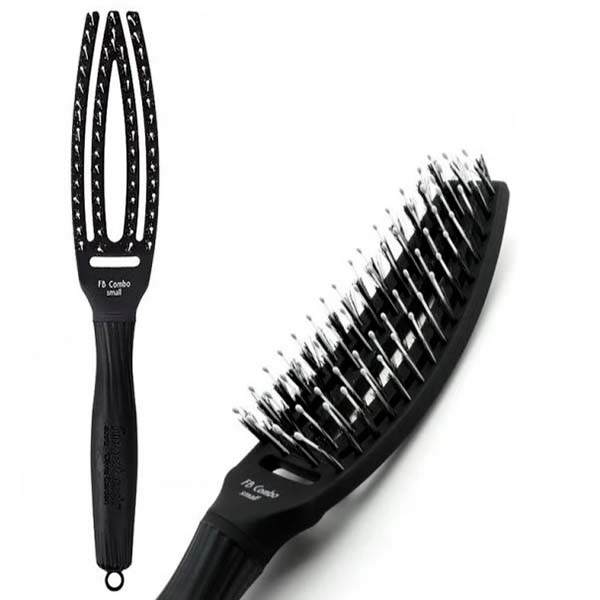 МАССАЖНАЯ ЩЁТКА FINGERBRUSH COMBO MEDIUM С НЕЙЛОНОМ И НАТУРАЛЬНОЙ ЩЕТИНОЙ