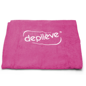 Полотенце с логотипом &quot;DEPILEVE&quot; цвета фуксии, размер 100X150см.