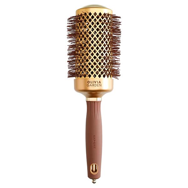 ТЕРМОБРАШИНГ  EXPERT BLOWOUT SHINE WAVY BRISTLES GOLD & BROWN 55