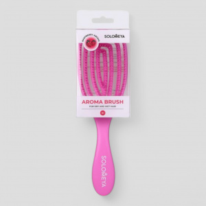 Расческа для сухих и влажных волос с ароматом Малины