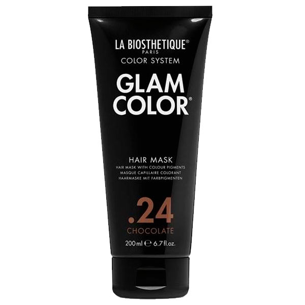 Тонирующая маска Glam Color Hair Mask .24 -  уменьшает выраженность нежелательных оттенков на волосах, усиливает оттенок коричневых волос с гарантированной нейтрализацией цвета, придавая волосам яркое сияние, цвет &quot;Шоколад&quot;, 200мл.
