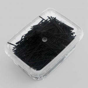 Невидимки дугообразные 50 мм, черные, упаковка 500 гр.224