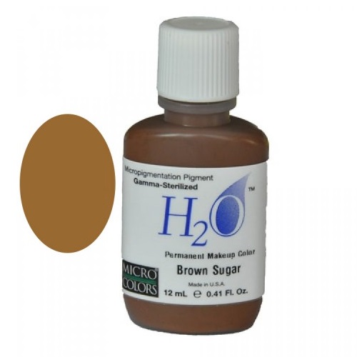 Пигмент для косметической татуировки &quot;MICRO COLORS H2O&quot; - 12мл (Brown Sugar)