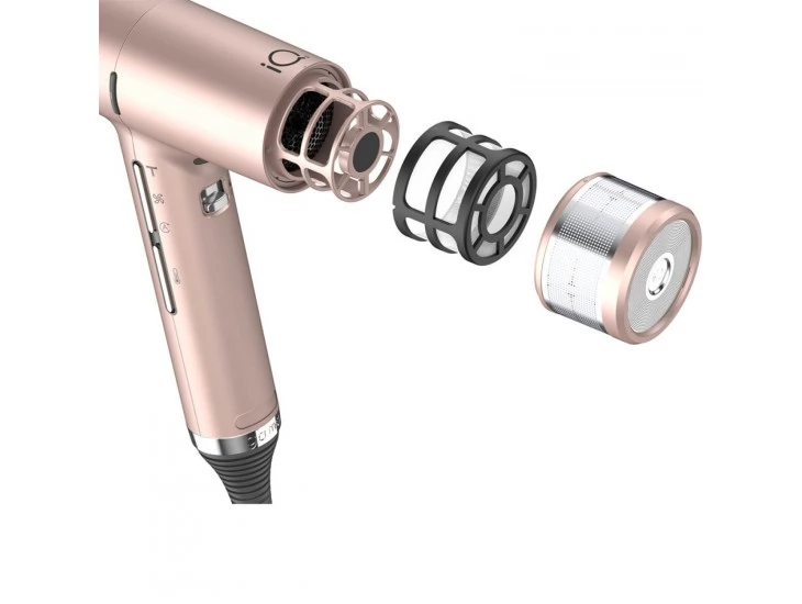 Электрофен для волос Ga.ma - IQ3 Perfetto с турбо кнопкой, 120 000 оборотов, розовый (арт. PH6080.PK)