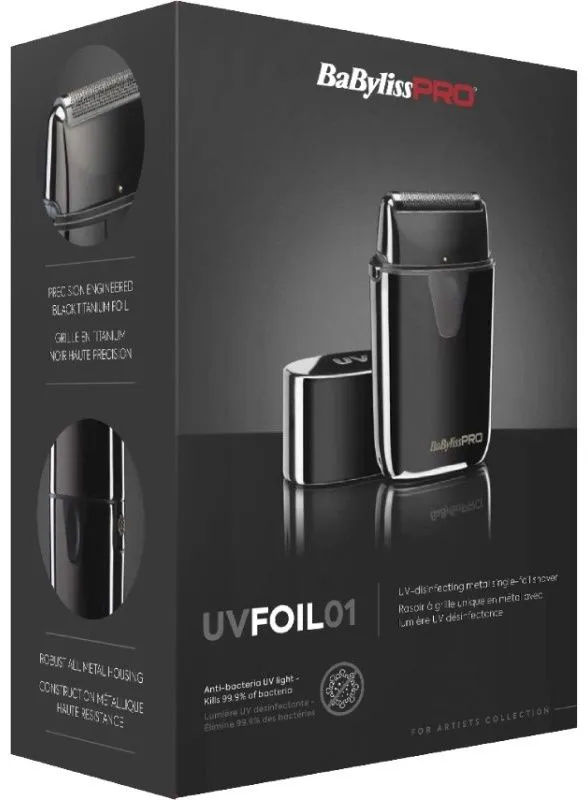 Шейвер BabylissPro UV SINGLE FOIL аккумулятор 10000 об/мин FXLFS1E