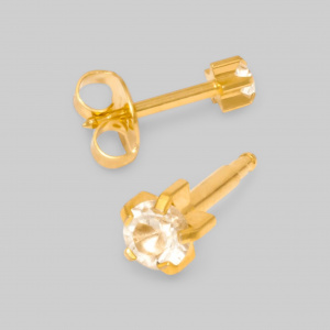 MAXI APRIL TIFFANY-Камень Хрусталь месяц апрель позолоченный