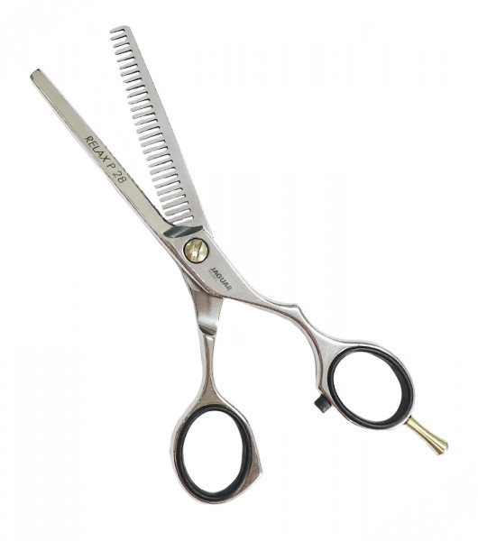 Ножницы филиров. &quot;Pre Style Relax P&quot;- эргон-й формы, скошенные ручки, 28 зубцов с микронасечкой, лезвие отшлифовано, 5,5