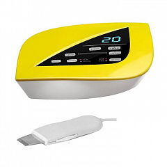 Аппарат для ульразвуковой чистки лица, с цифровым управлением, регулируемая мощность и время работы, 15вт.