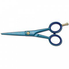Ножницы рабочие &quot;Pastel Plus&quot;- классической формы, бирюзовое эмалевое покрытие, оба лезвия с внешней полировкой, размер 5,0.