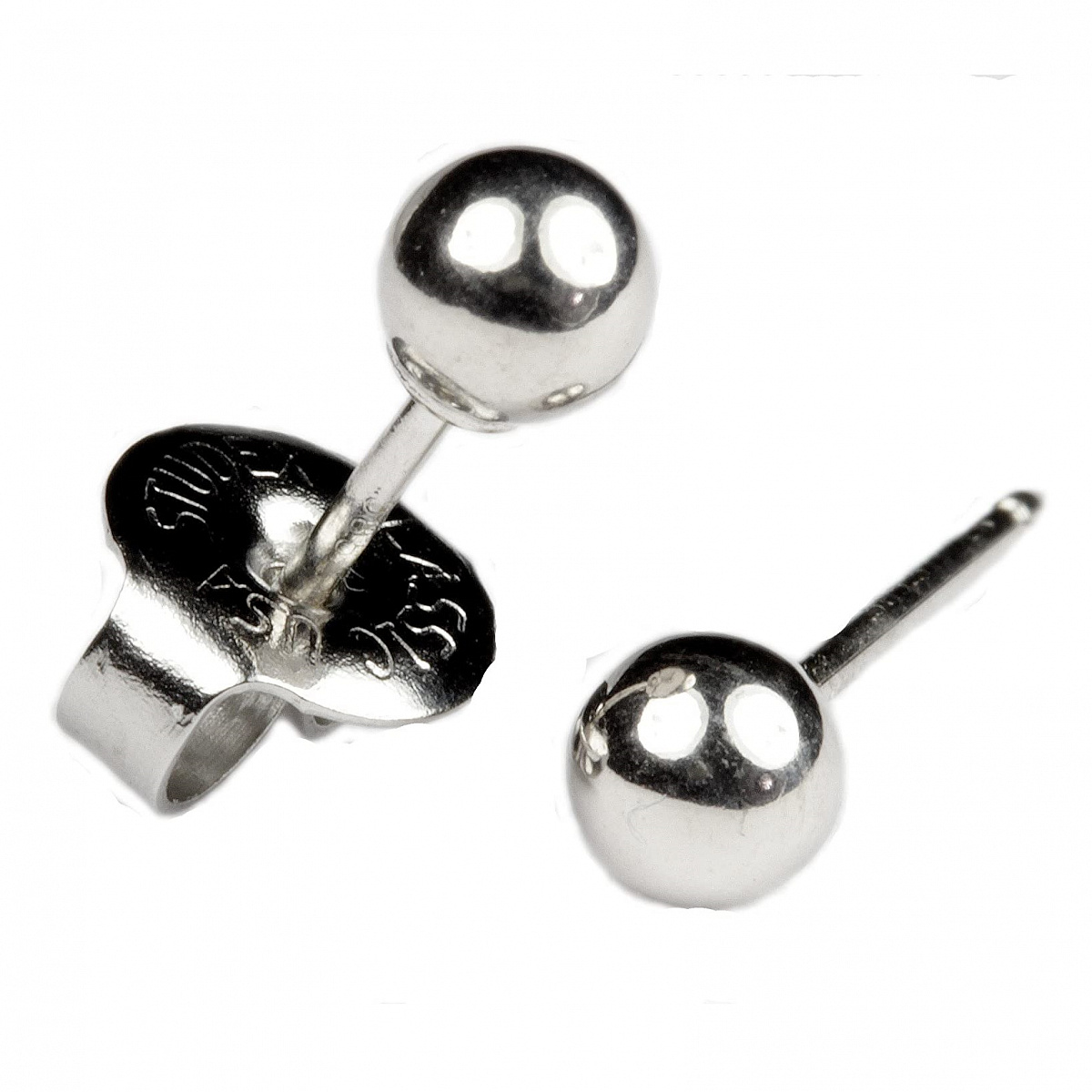 Серьги &quot;SENSITIVE&quot;,шарик,без позолоты,размер 3мм,2 шт