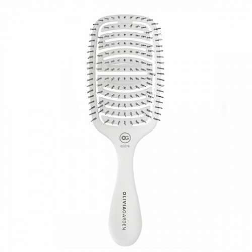 МАССАЖНАЯ ЩЕТКА ESSENTIAL CARE FLEX FINE HAIR BRISTLES ICE WHITE ДЛЯ ТОНКИХ ВОЛОС (белая)